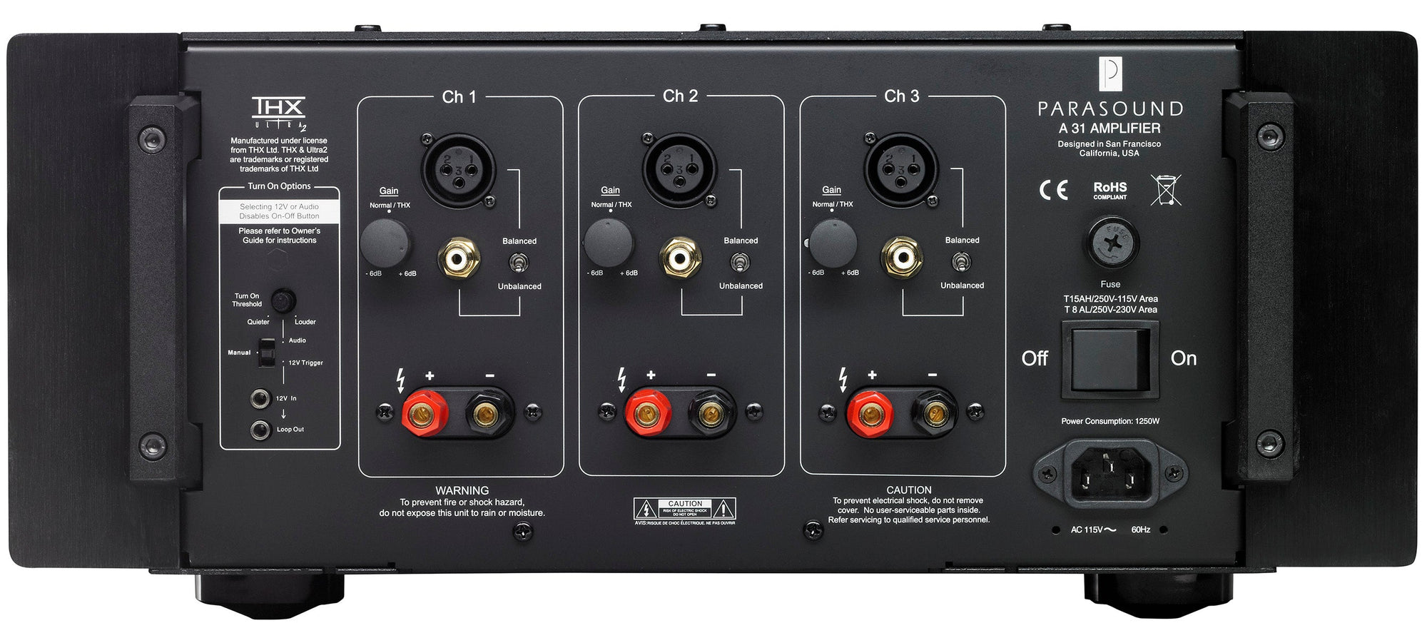 HALO A31 3-Channel Power Amp