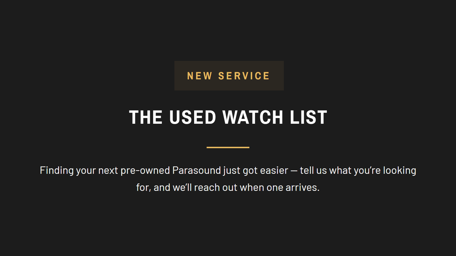 Parasound Update - 2026-08-24