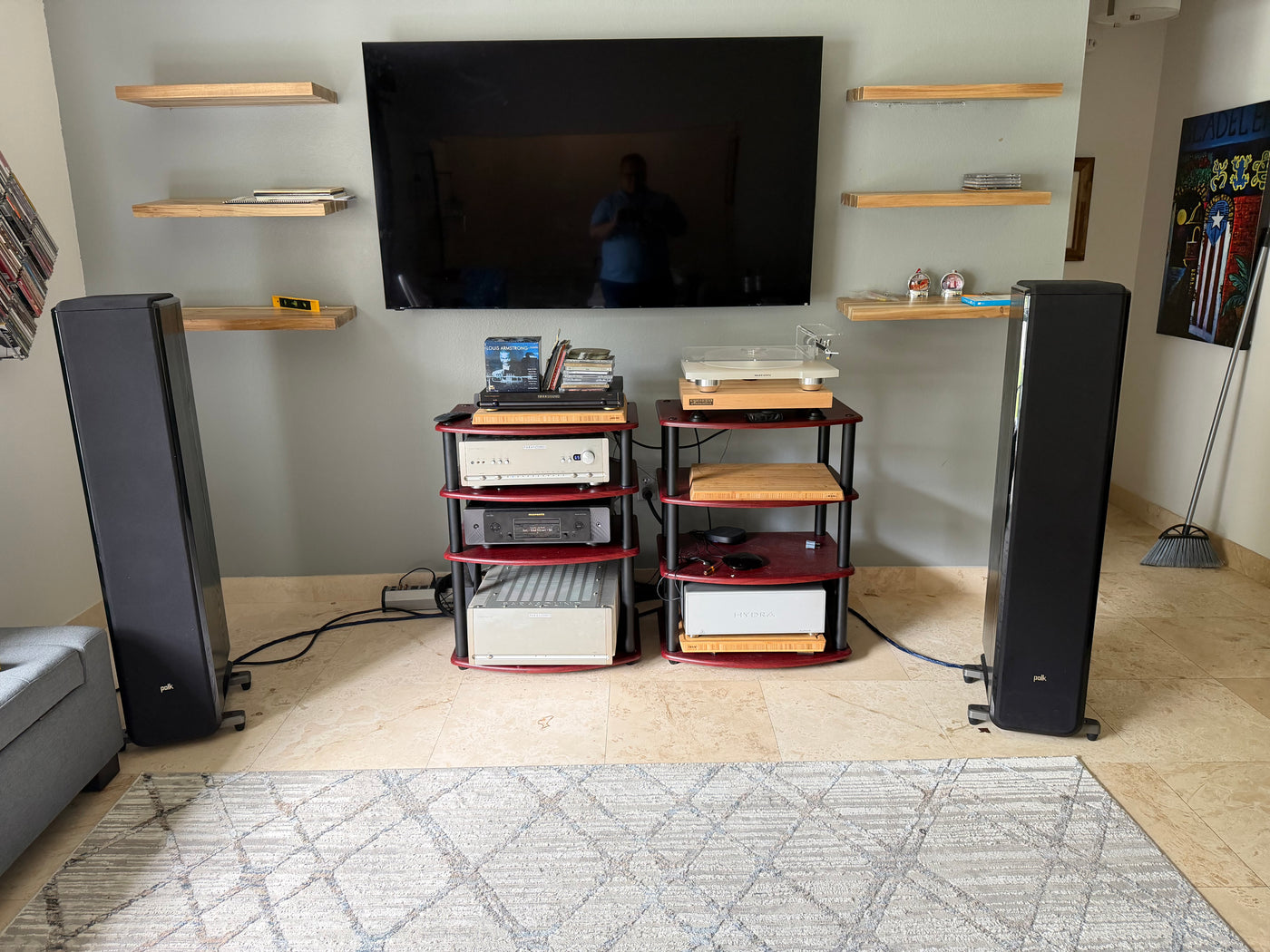HALO A21+ Power Amp paired with Polk Audio Legend L600