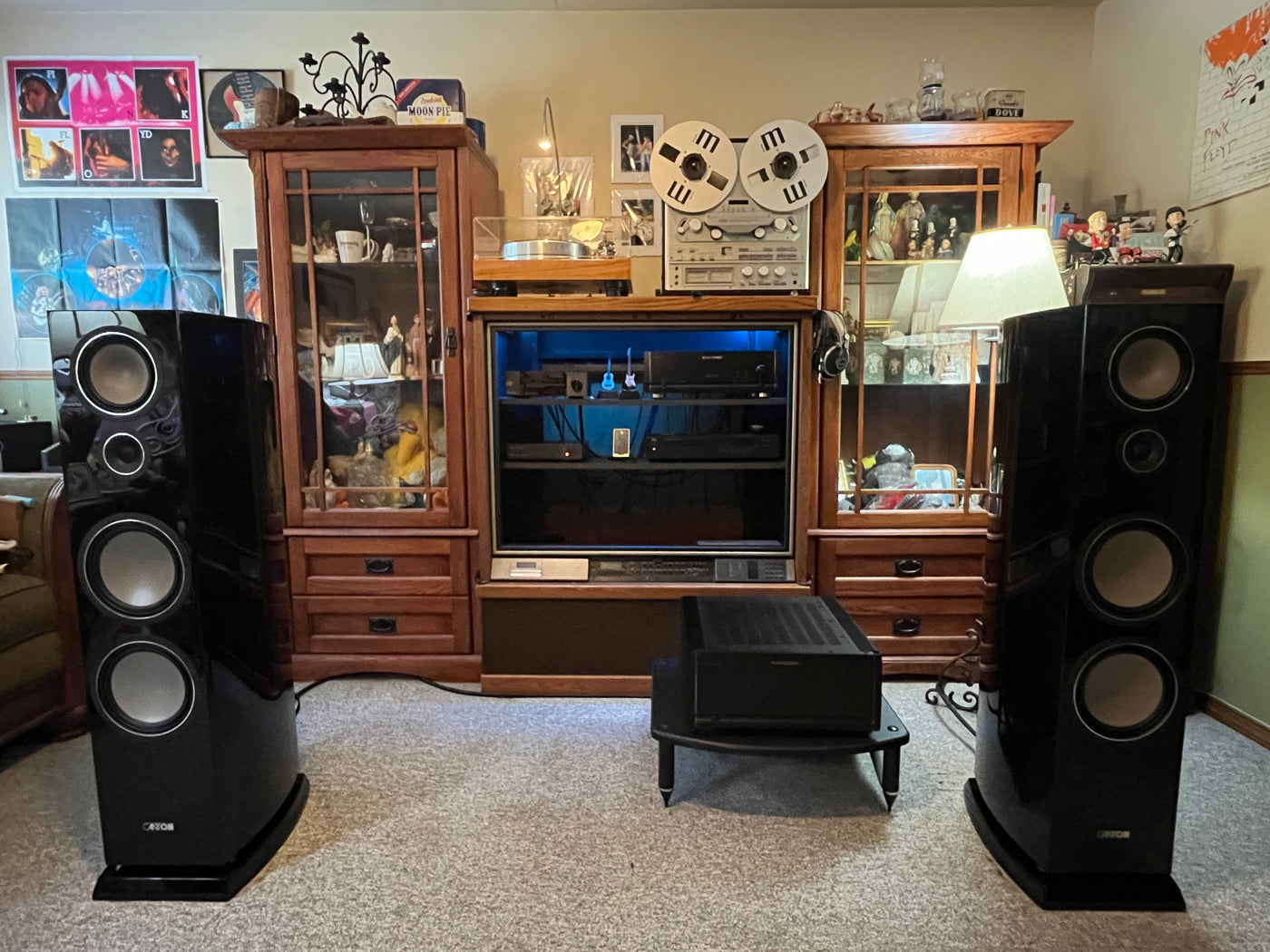 HALO A21+ Power Amp paired with Canton Vento 100