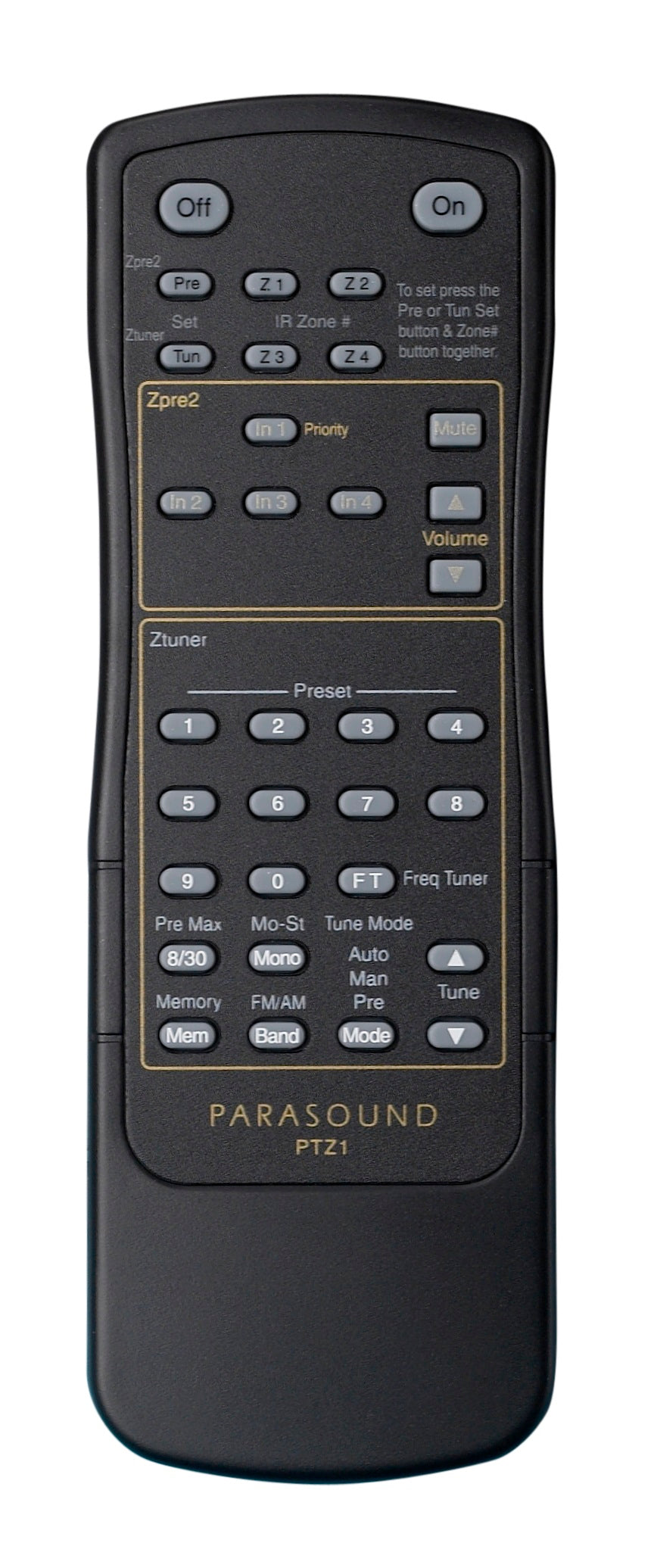 Parasound Rm5a Remote Control Parasound Remote Control Replacements