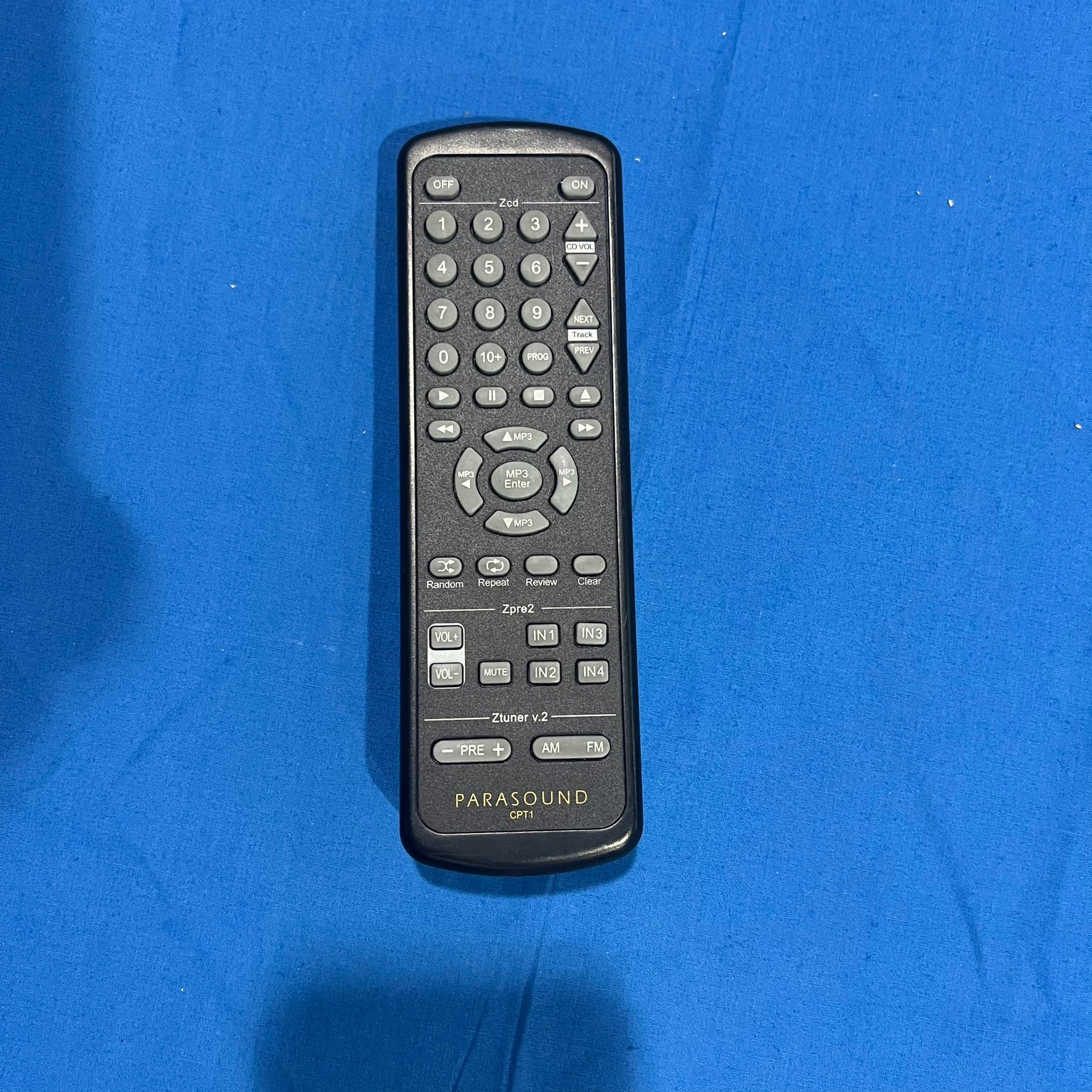 Parasound Rm5a Remote Control Parasound Remote Control Replacements