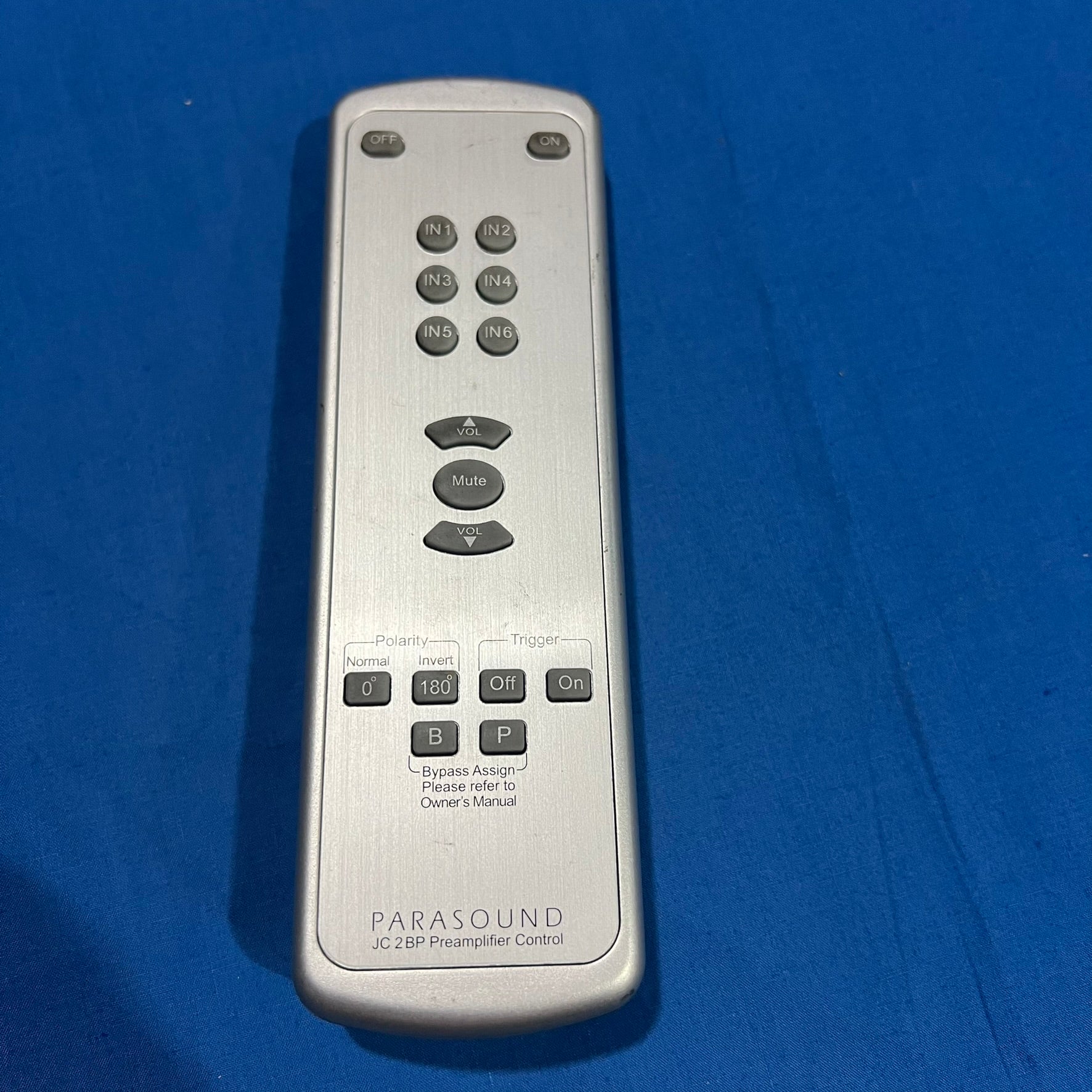 Parasound Rm5a Remote Control Parasound Remote Control Replacements