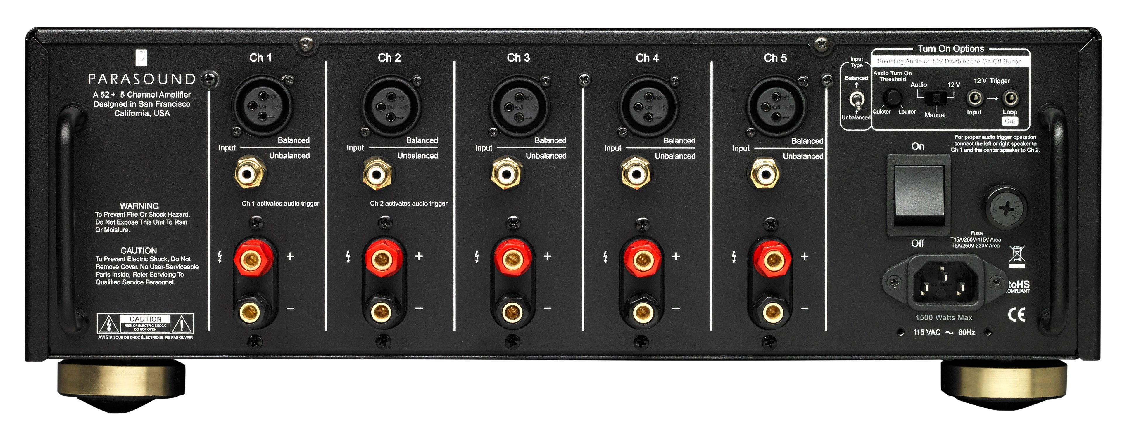 HALO A52+ 5-Channel Power Amp
